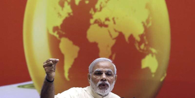 PM Modi speaks in the energy summit in New Delhi